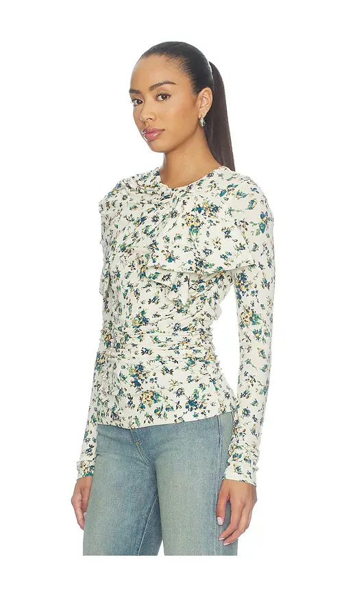 Ulla Johnson Neema Draped Jersey Top | Thumbnail 2 Ulla Johnson Neema Draped Jersey Top | Thumbnail 2