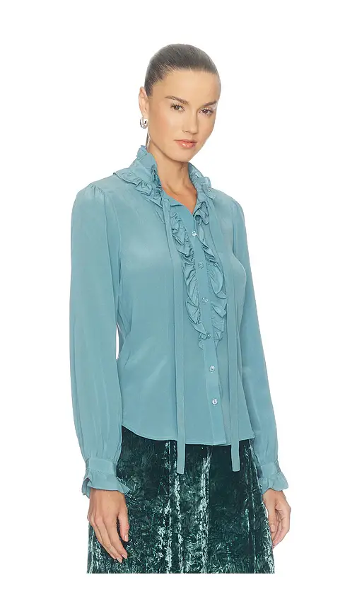Ulla Johnson Catroux Longsleeve Silk Blouse | Thumbnail 2