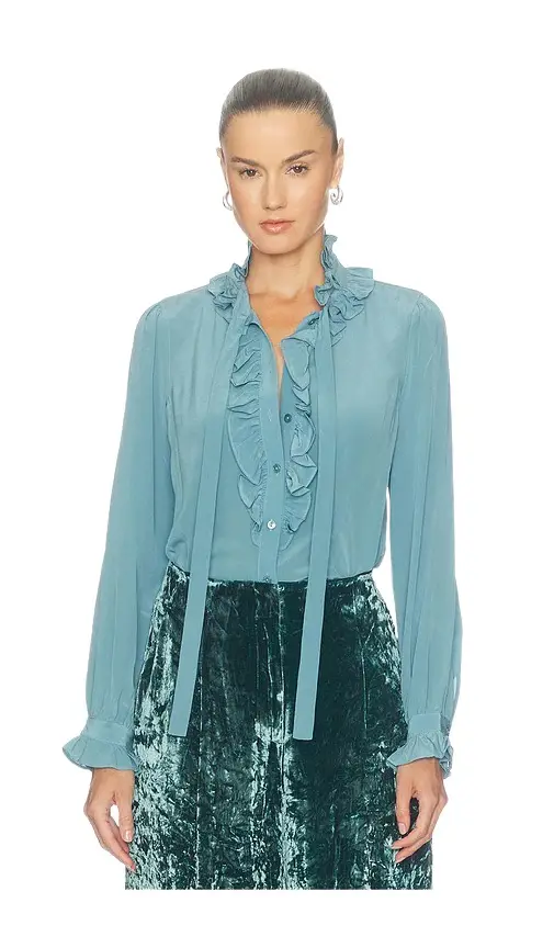 Ulla Johnson Catroux Longsleeve Silk Blouse