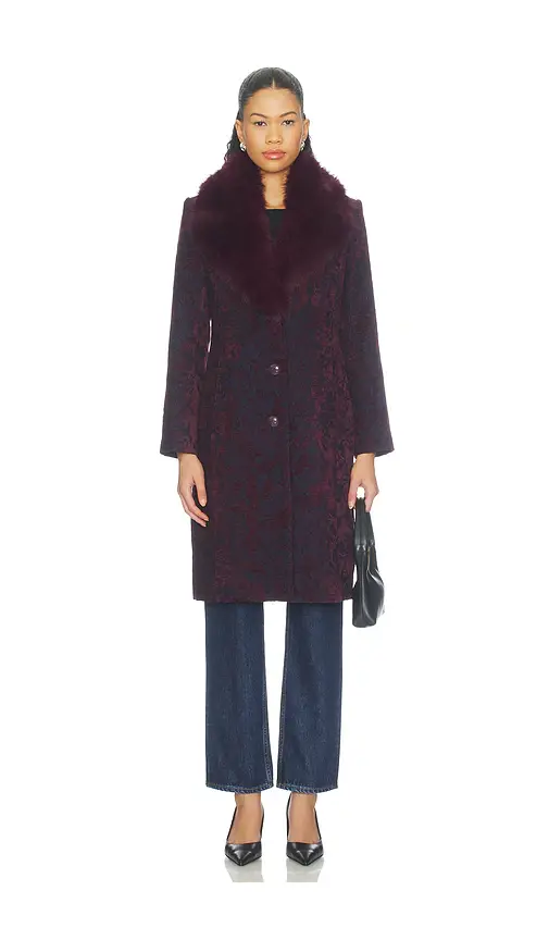 L'Agence Laney Faux Fur Coat | Thumbnail 2 L'Agence Laney Faux Fur Coat | Thumbnail 2