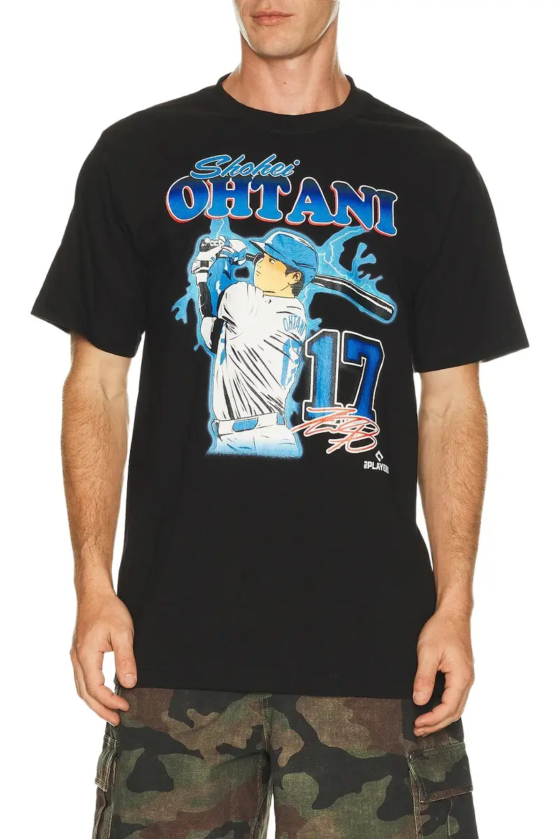 Mlbpa Shohei Ohtani 17 Retro Tee Mlbpa Shohei Ohtani 17 Retro Tee