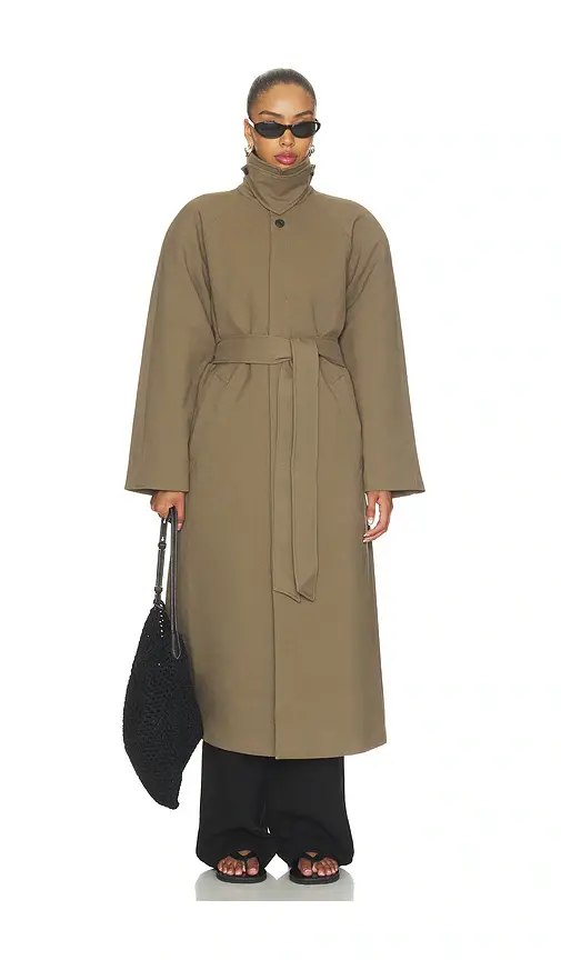 EAVES Keldan Classic Suiting Trench Coat | Thumbnail 2 EAVES Keldan Classic Suiting Trench Coat | Thumbnail 2