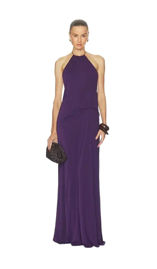 Mother of All Hope Open Back Leather Tye Dress
