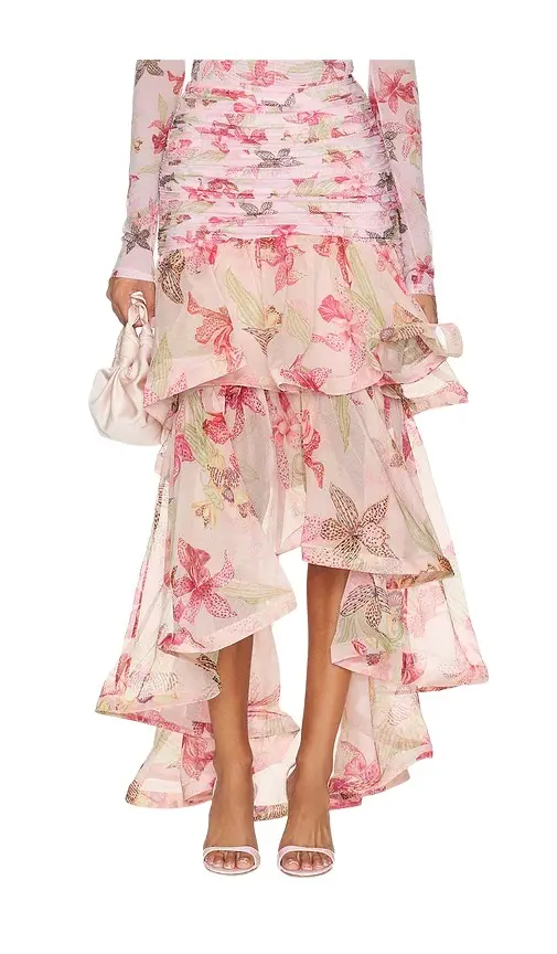 Orchid Bloom Chiffon Maxi Skirt Orchid Bloom Chiffon Maxi Skirt