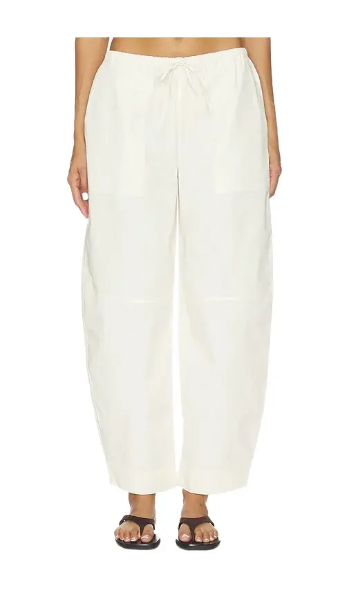 EAVES Lana Cropped Barrel Leg Pant