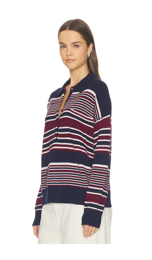 GOOD AMERICAN The Oversized Rugby Sweater | Thumbnail 2 GOOD AMERICAN The Oversized Rugby Sweater | Thumbnail 2