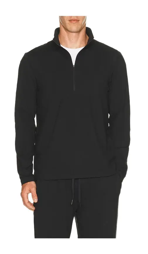 Soft Jersey Half Zip Sweater
