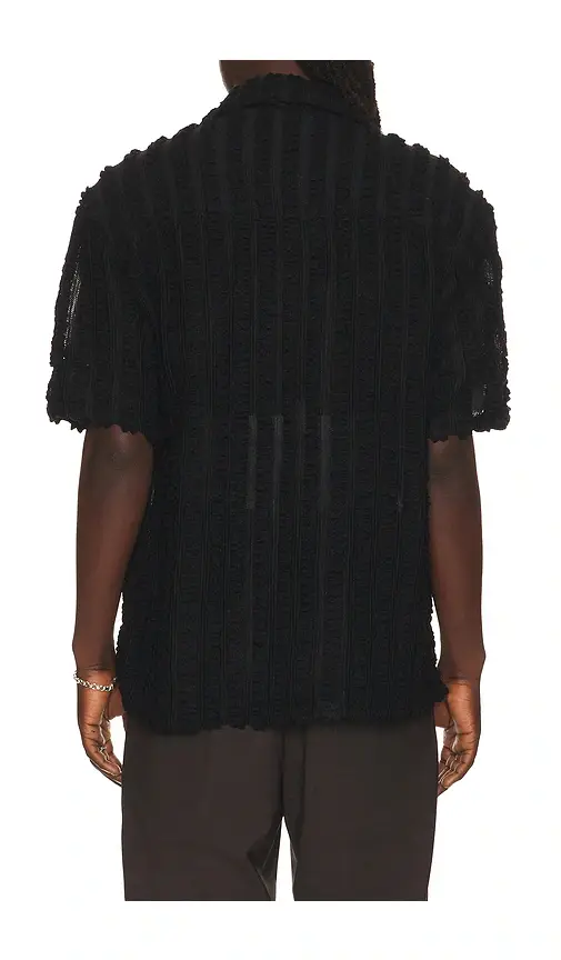 ANDERSSON BELL Kenley Knitted Open Collar Shirt | Thumbnail 2 ANDERSSON BELL Kenley Knitted Open Collar Shirt | Thumbnail 2
