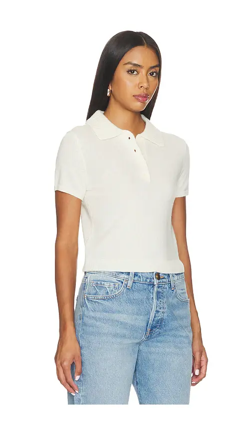 Simkhai Twila Short Sleeve Polo | Thumbnail 2