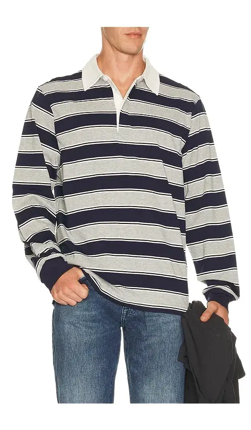 Joe's Jeans Long Sleeve Rugby Shirt