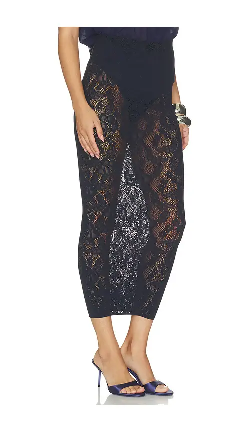 Wolford Infinite Rose Net Skirt | Thumbnail 2