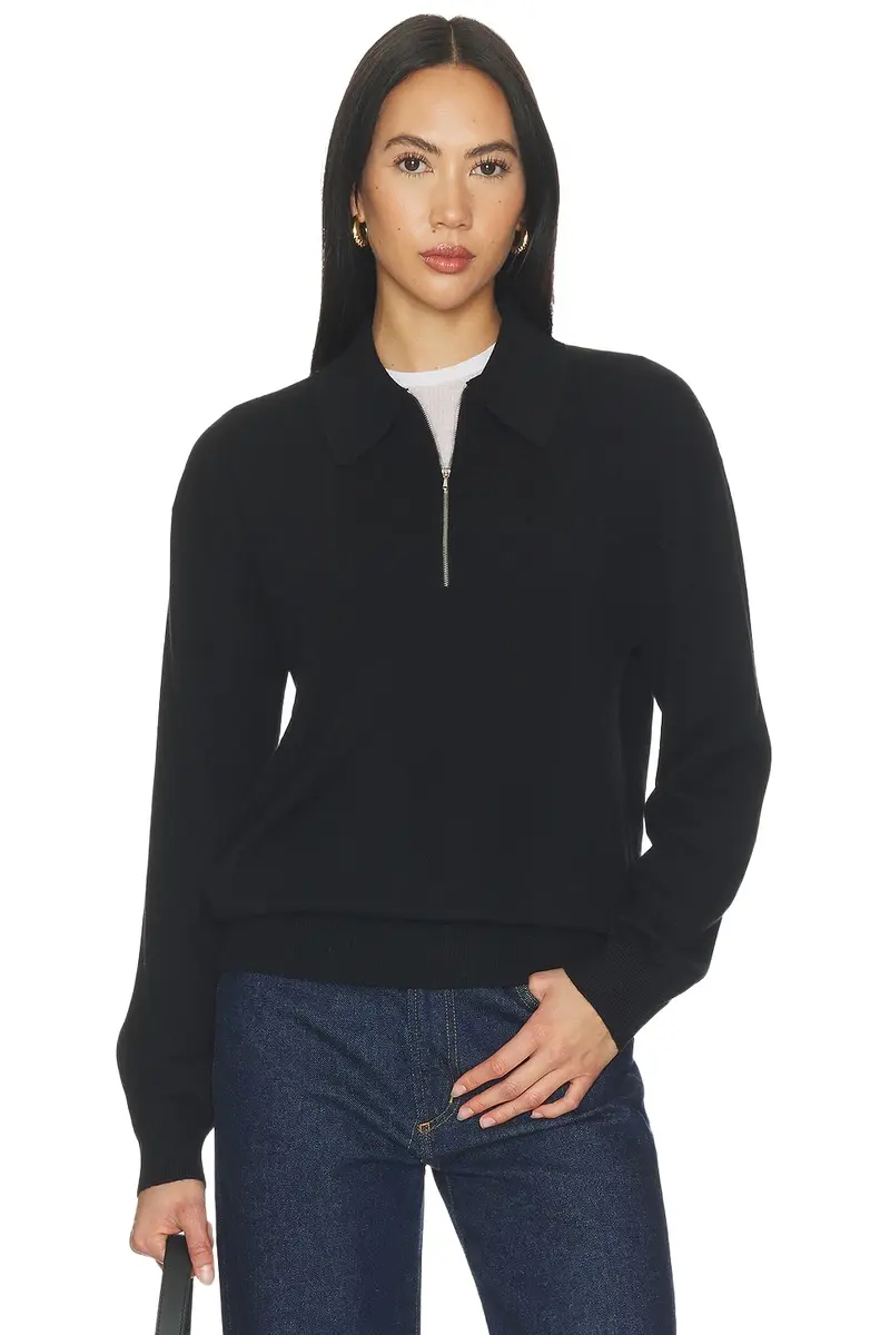 Sold Out NYC The Cashmere Zip Polo