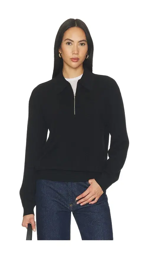 Sold Out NYC The Cashmere Zip Polo