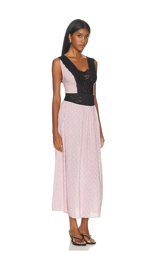WeWoreWhat Lace Trim Maxi Dress | Thumbnail 2 WeWoreWhat Lace Trim Maxi Dress | Thumbnail 2