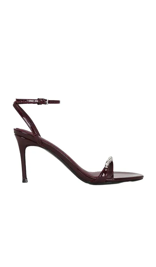 Black Suede Studio Iness 80 Sandal
