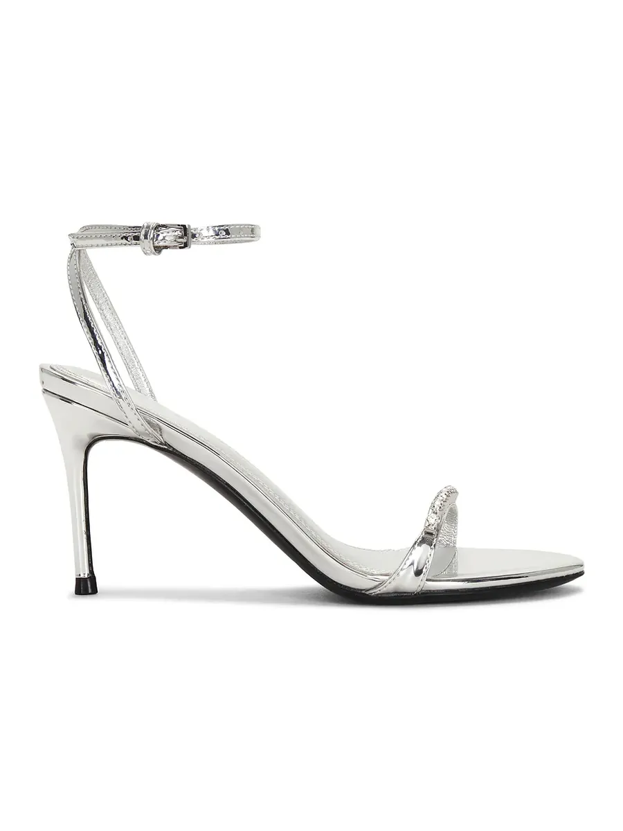 Black Suede Studio Iness 80 Sandal