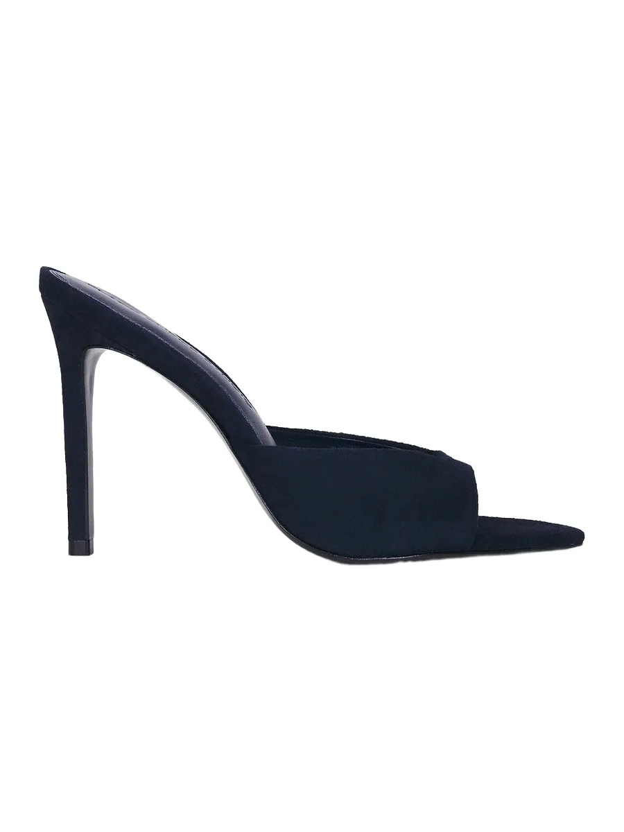 Black Suede Studio Brea Mule
