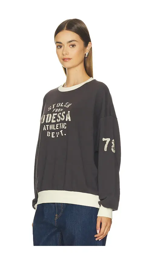 DAYDREAMER Stolen From Odessa Oversized Crew Sweatshirt | Thumbnail 2 DAYDREAMER Stolen From Odessa Oversized Crew Sweatshirt | Thumbnail 2