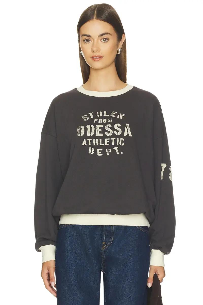 Stolen From Odessa Oversized Crew Sweatshirt