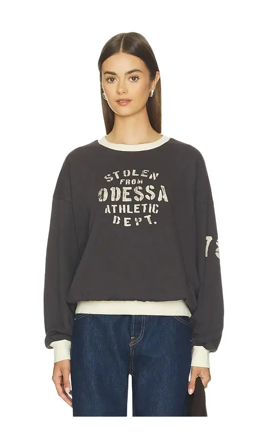 Stolen From Odessa Oversized Crew Sweatshirt Stolen From Odessa Oversized Crew Sweatshirt