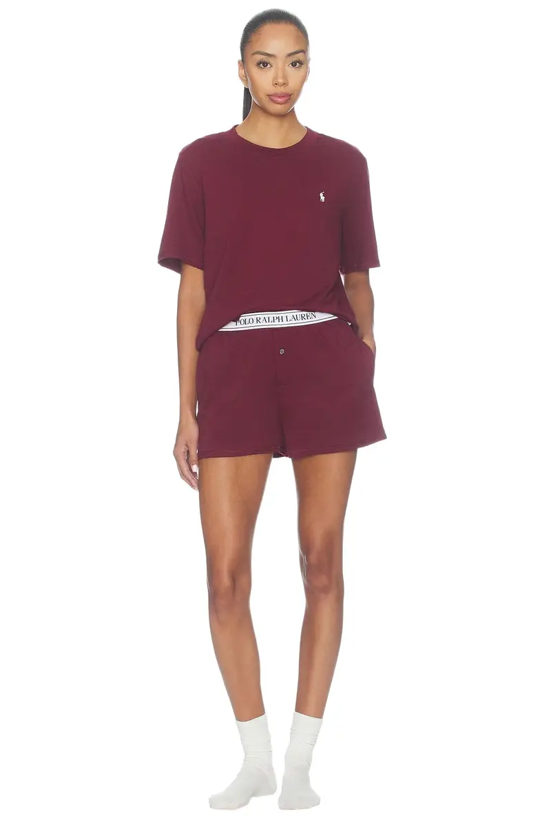 Sleep Terry Short Sleeve & Short Set Sleep Terry Short Sleeve & Short Set