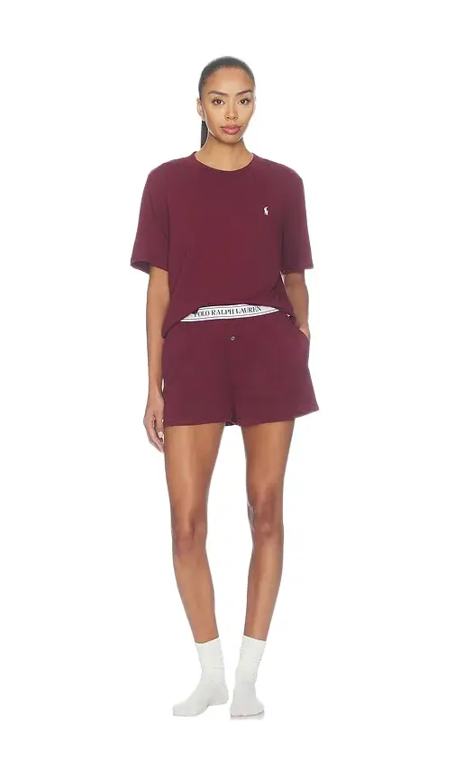 Polo Ralph Lauren Intimates Sleep Terry Short Sleeve & Short Set