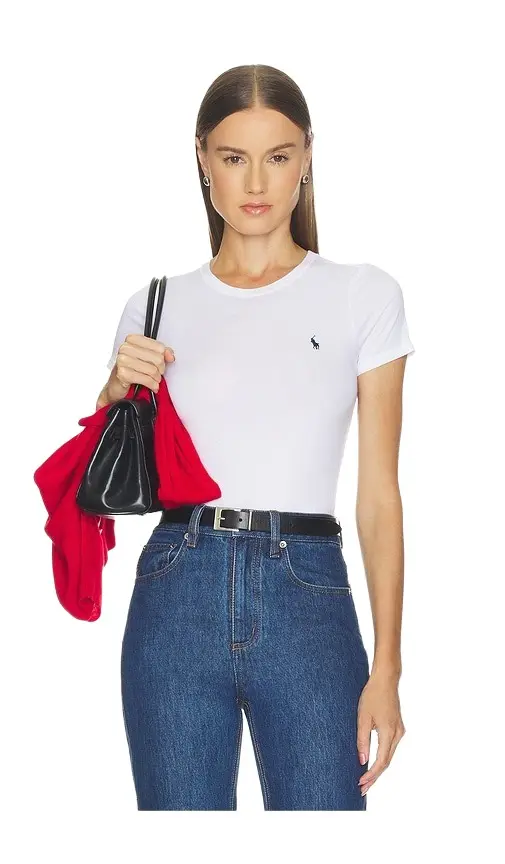 Polo Ralph Lauren Intimates Club Cotton Short Sleeve Bodysuit
