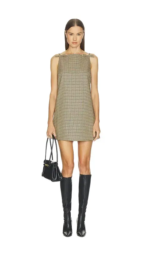 SANS FAFF Check Gigi Mini Dress