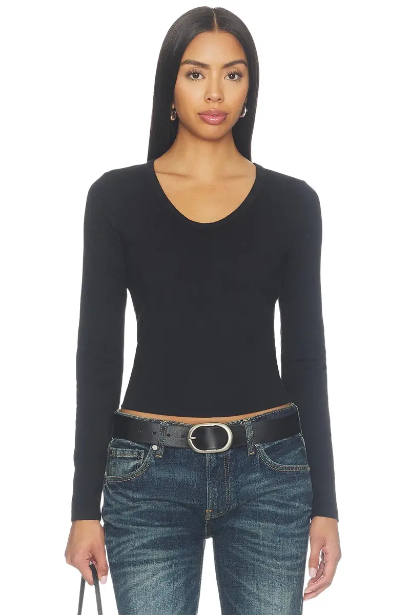 Shaya Long Sleeve V Neck Tee Shaya Long Sleeve V Neck Tee
