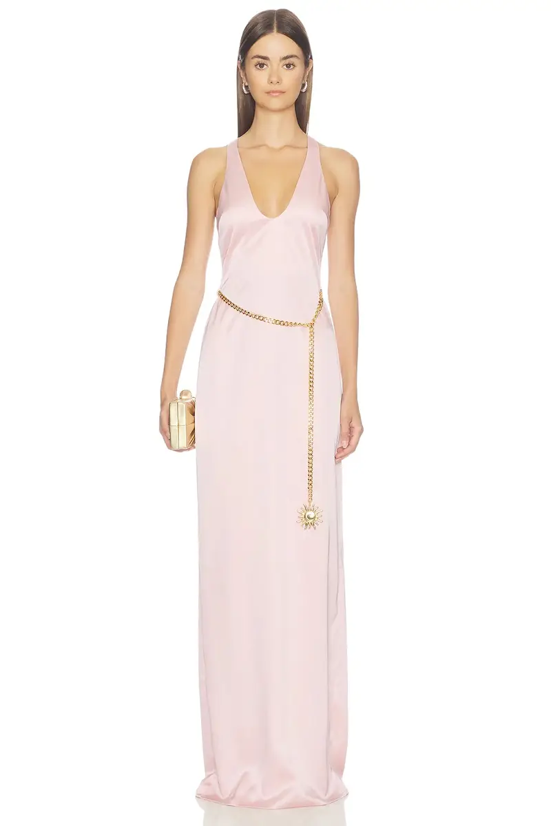 SIDERA Celeste Belt Detail Gown