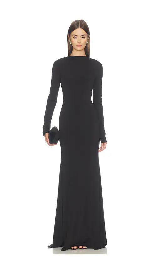 SIDERA Rhea Long Sleeve Backless Gown | Thumbnail 2 SIDERA Rhea Long Sleeve Backless Gown | Thumbnail 2