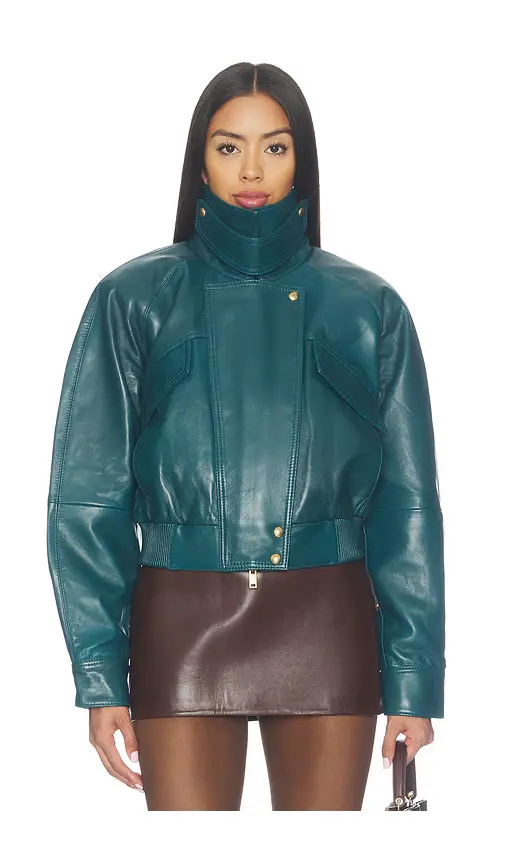 Retrofête Lykke Leather Jacket | Thumbnail 2 Retrofête Lykke Leather Jacket | Thumbnail 2