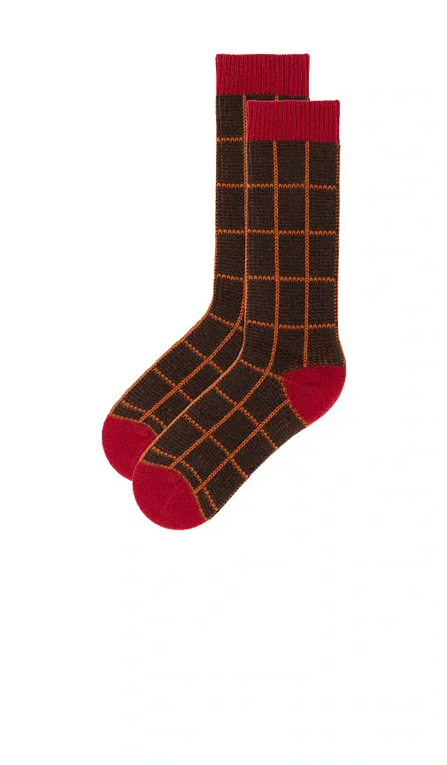 Guest In Residence The Checker Soft Sock | Thumbnail 2 Guest In Residence The Checker Soft Sock | Thumbnail 2