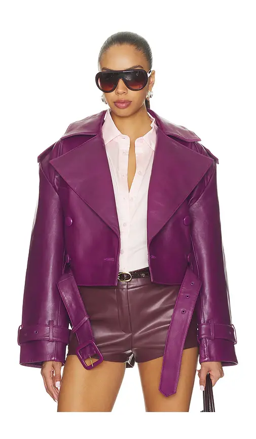 Retrofête Malene Leather Jacket | Thumbnail 2
