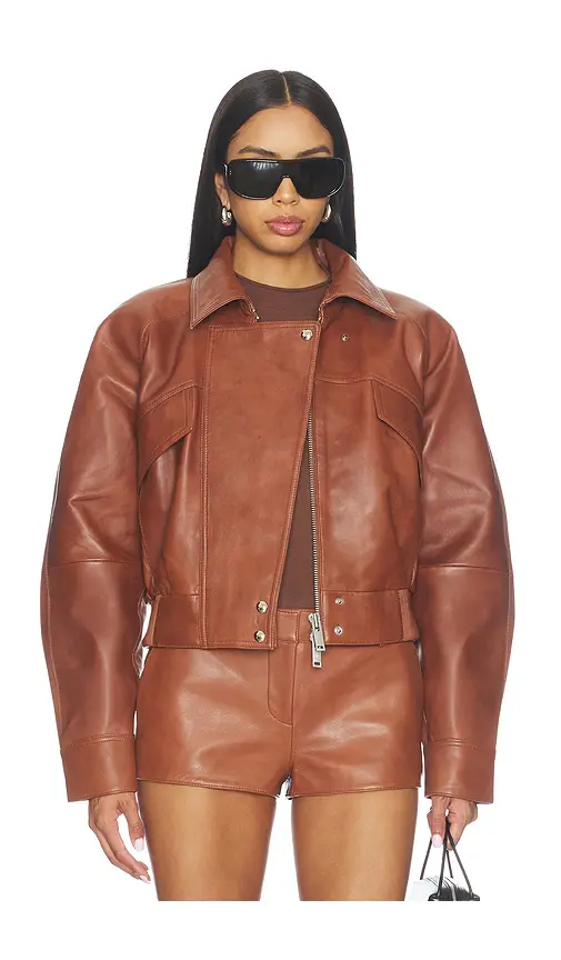 Retrofête Lykke Leather Jacket | Thumbnail 2 Retrofête Lykke Leather Jacket | Thumbnail 2
