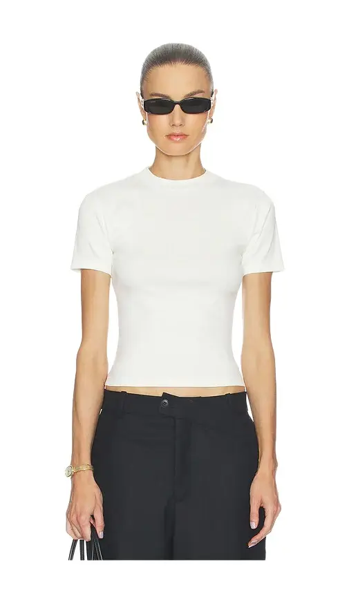 Bonnie High Neck Baby Tee Bonnie High Neck Baby Tee