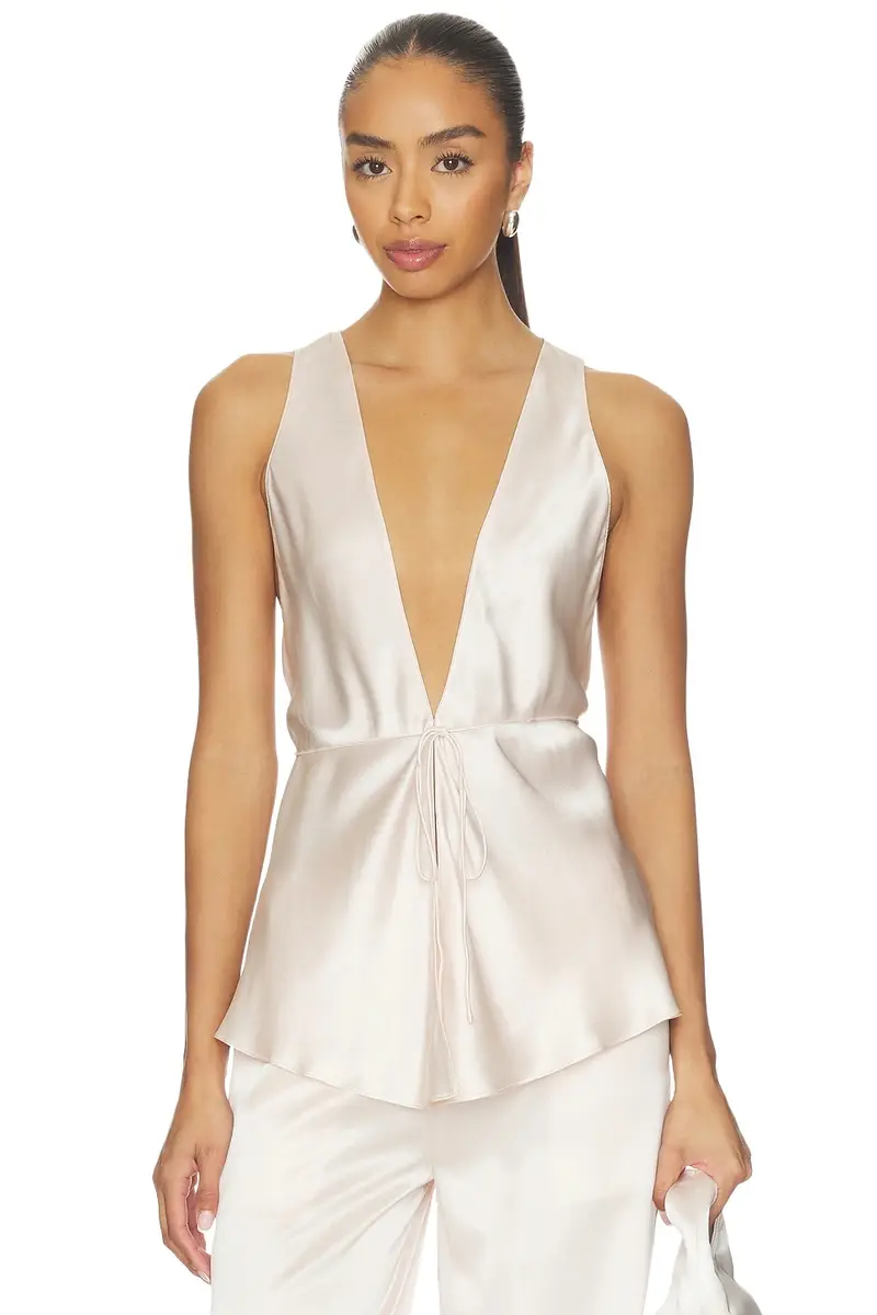 EAVES Anelie Silk Top