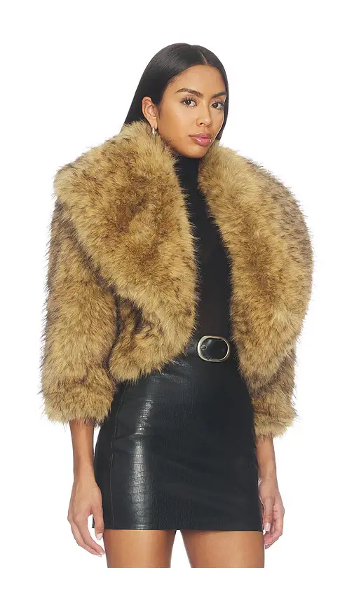 Kim Shui Georgia Faux Fur Moon Jacket | Thumbnail 2 Kim Shui Georgia Faux Fur Moon Jacket | Thumbnail 2