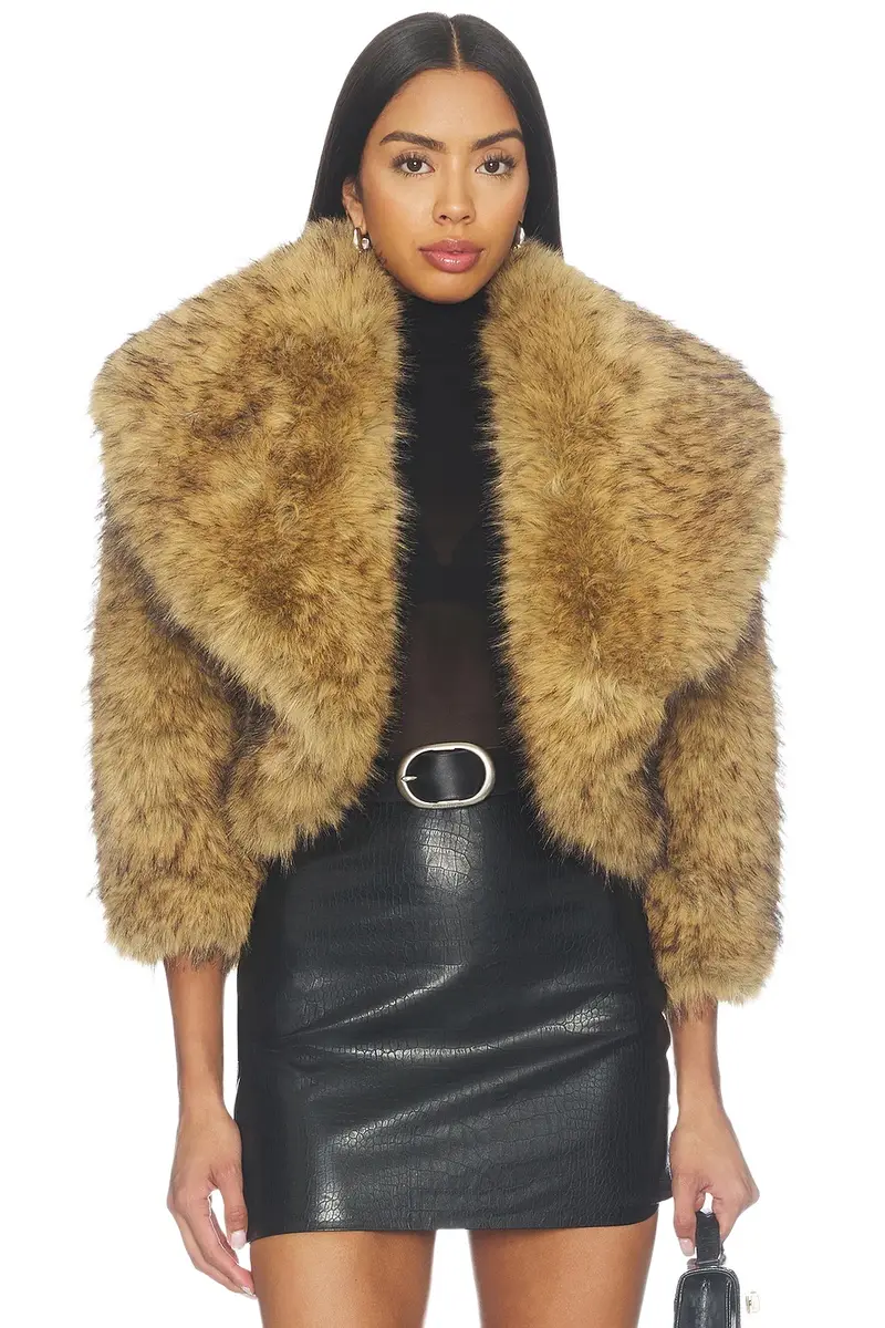 Kim Shui Georgia Faux Fur Moon Jacket