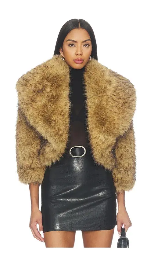 Kim Shui Georgia Faux Fur Moon Jacket