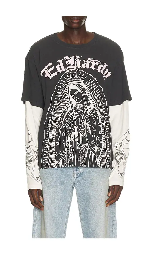 Mary Boxy Hangdown Tee Mary Boxy Hangdown Tee