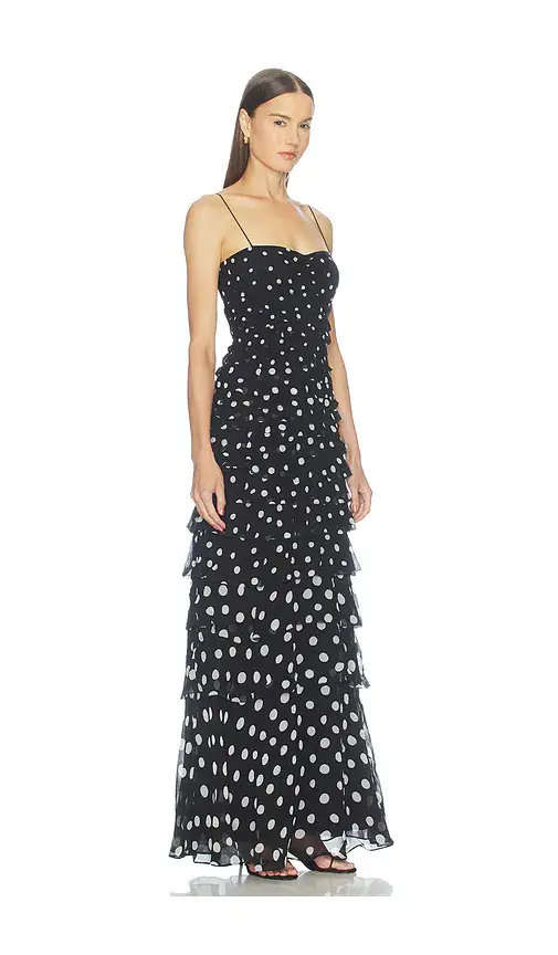 Saloni Niki Long Dress | Thumbnail 2 Saloni Niki Long Dress | Thumbnail 2