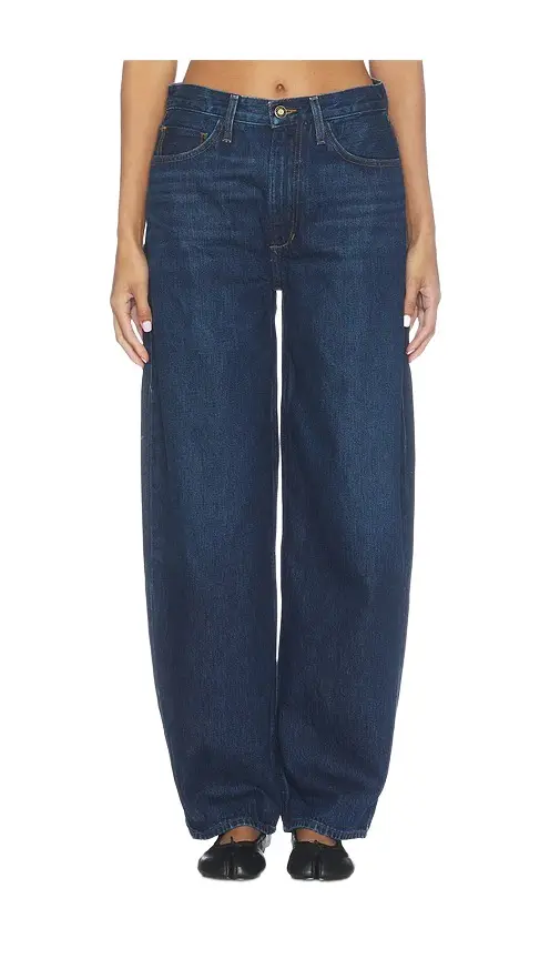 Favorite Daughter The Mercer Mid Rise Easy Barely Barrel Jean