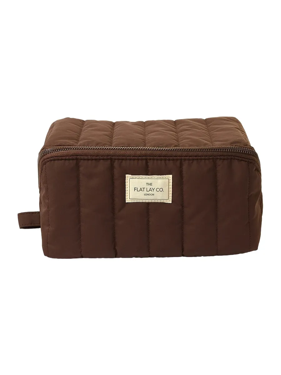 Flat Lay London Marshmallow Flat Lay Makeup Box Bag