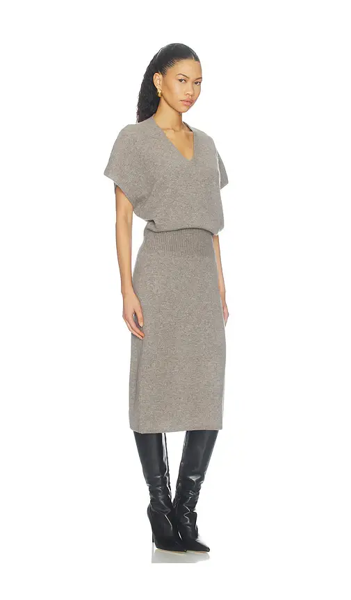 BROCHU WALKER Ophi Vee Cashmere Dress | Thumbnail 2