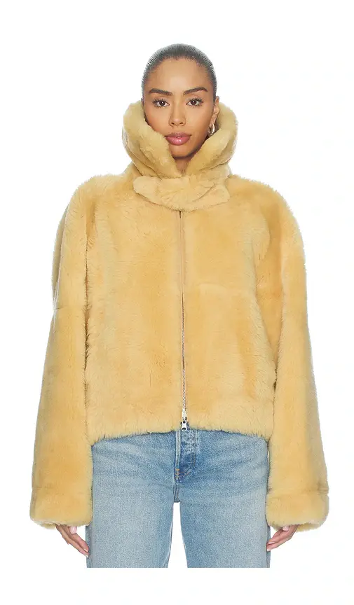 Helmut Lang Shearling Bomber Jacket | Thumbnail 2