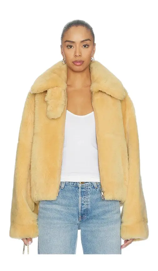 Helmut Lang Shearling Bomber Jacket