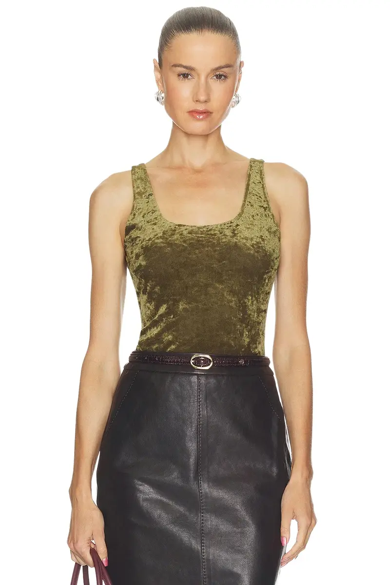 Kalea Scoop Neck Tank Bodysuit Kalea Scoop Neck Tank Bodysuit