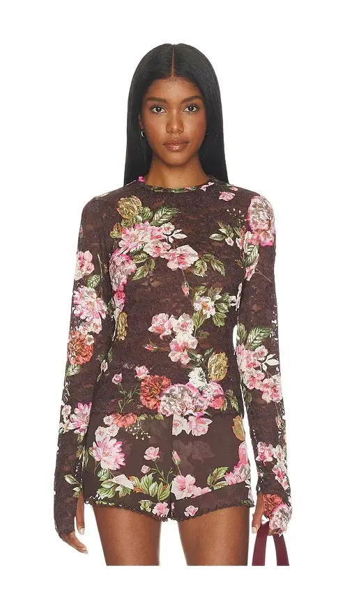 AFRM Kaylee Silken Lace Top
