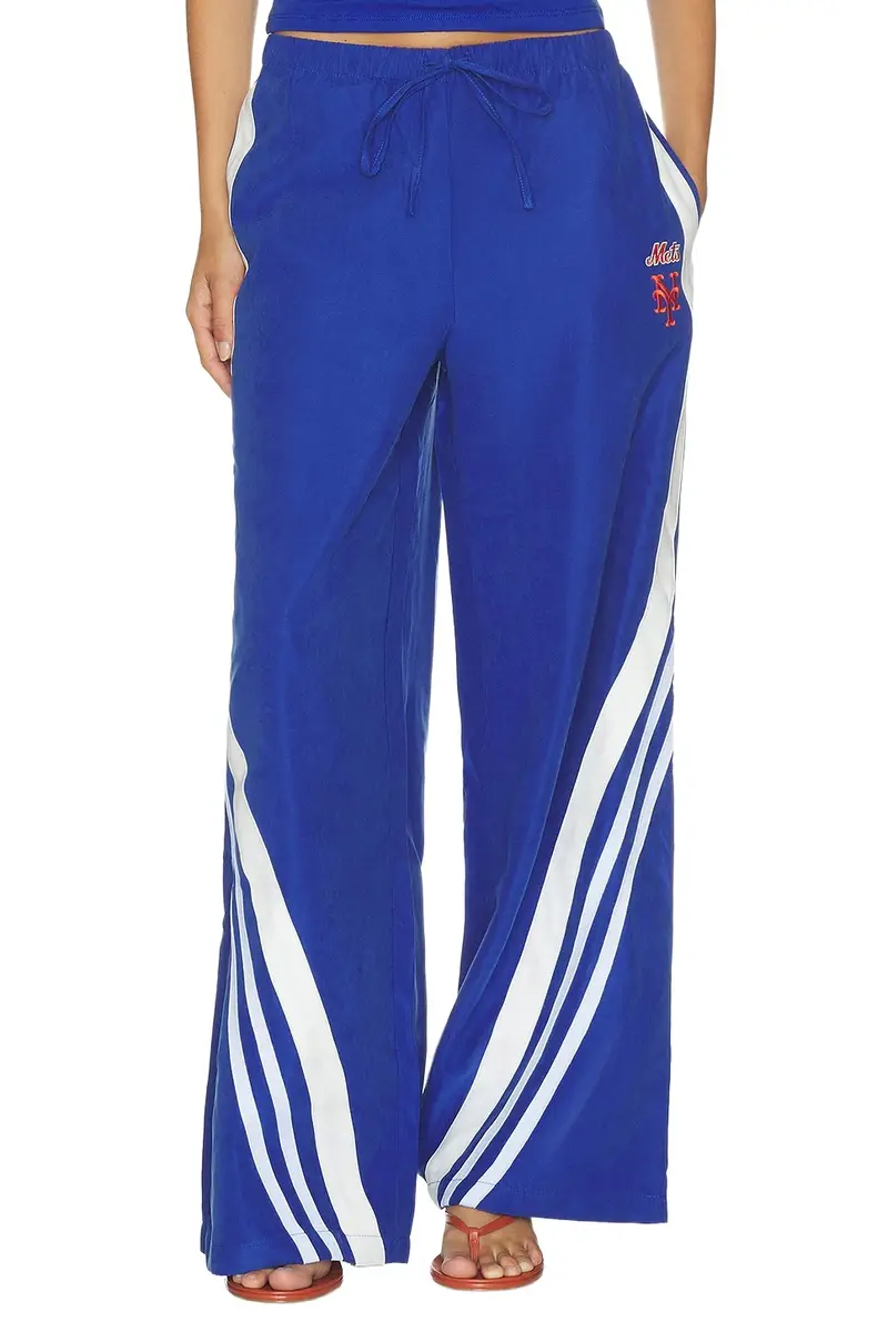 Off Season NY Mets Lightweight Wide Leg Pant